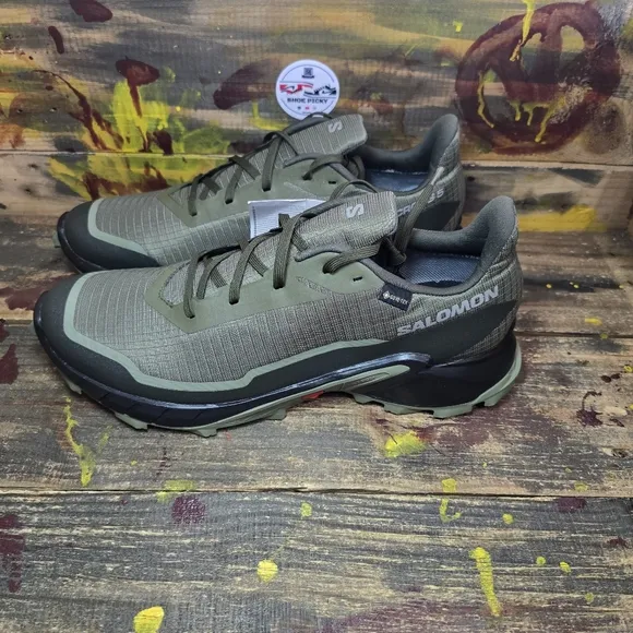 Salomon L47310300 Alphacross 5 GORE-TEX Trail Running Shoes men sz 12.5
