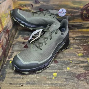Salomon L47310300 Alphacross 5 GORE-TEX Trail Running Shoes men sz 12.5