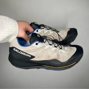 Salomon | Men’s White Black Sneakers 12.5 Pulsar Trail Pro Trail Running Shoes