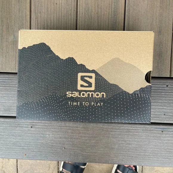 Salomon Navy and Coral Trail Running Shoes