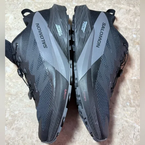 Salomon Sense Ride Gtx trail running shoes color black-Grey men's size 11 no box