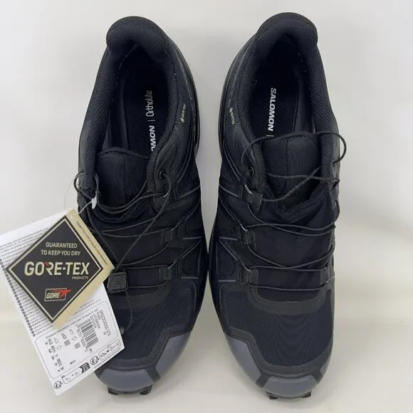 Salomon Speedcross 6 GTX  Trail Running Shoes Black Men’s Size 11