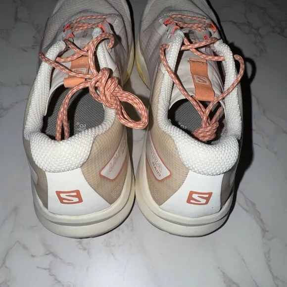 Salomon Womens Size 9 Ultra Raid Morganite Vanilla Sun Kiss Trail Running Shoes