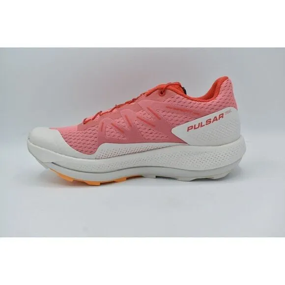Salomon Womens Size 9 Pulsar Trail Rose Cloud Orange Running Shoes Sneakers