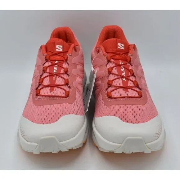 Salomon Womens Size 9 Pulsar Trail Rose Cloud Orange Running Shoes Sneakers