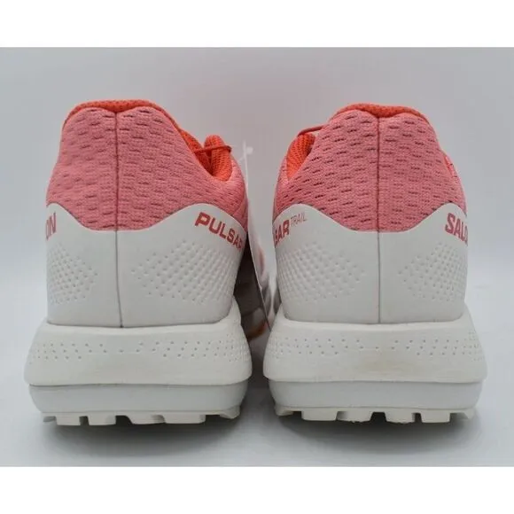Salomon Womens Size 9 Pulsar Trail Rose Cloud Orange Running Shoes Sneakers