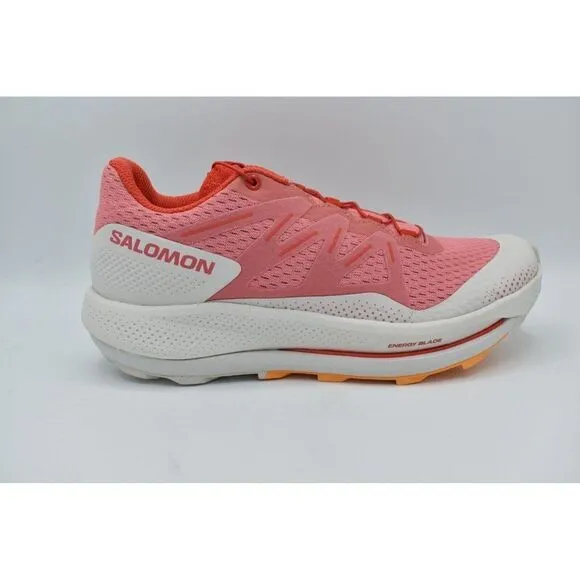 Salomon Womens Size 9 Pulsar Trail Rose Cloud Orange Running Shoes Sneakers