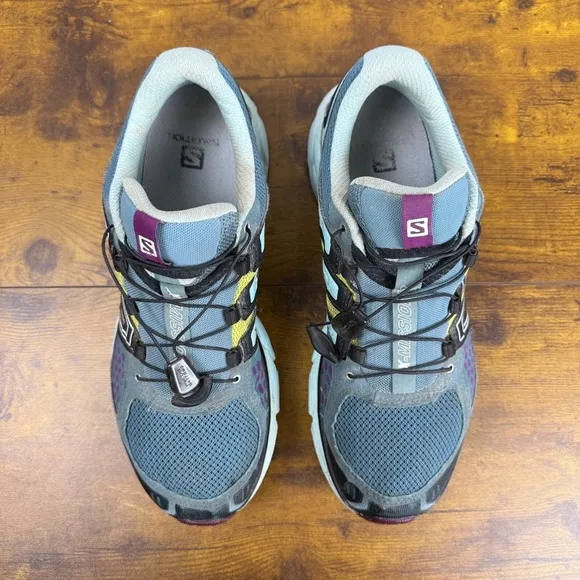 Salomon X-Mission 3 Mens Size 11 Teal Trail Running Shoes Hike Gorpcore