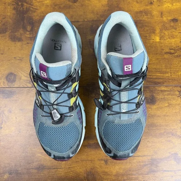 Salomon X-Mission 3 Mens Size 11 Teal Trail Running Shoes Hike Gorpcore