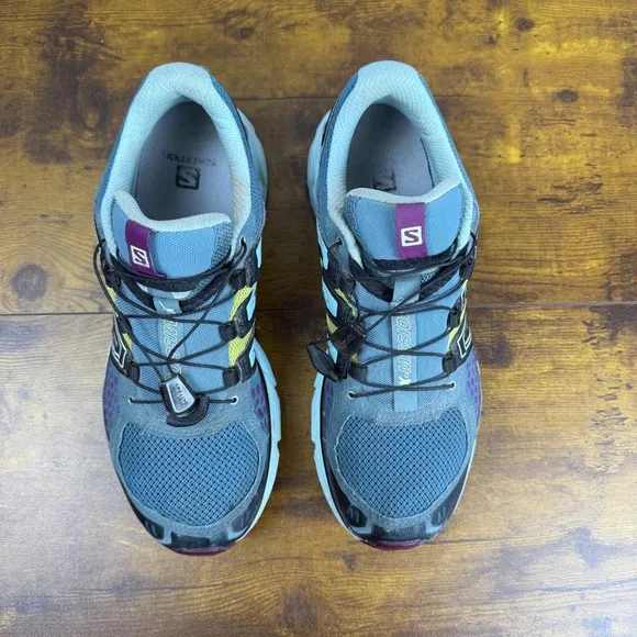 Salomon X-Mission 3 Mens Size 11 Teal Trail Running Shoes Hike Gorpcore