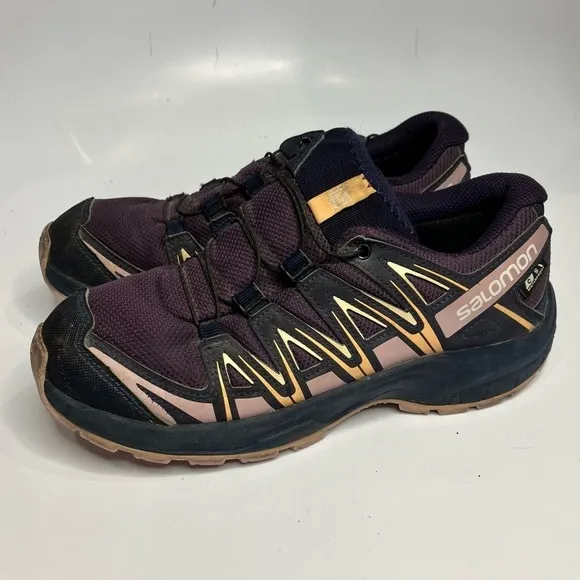 Salomon XA Pro trail sneakers hiking shoes size 4 youth