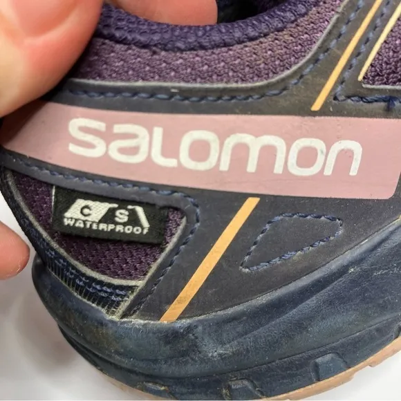 Salomon XA Pro trail sneakers hiking shoes size 4 youth