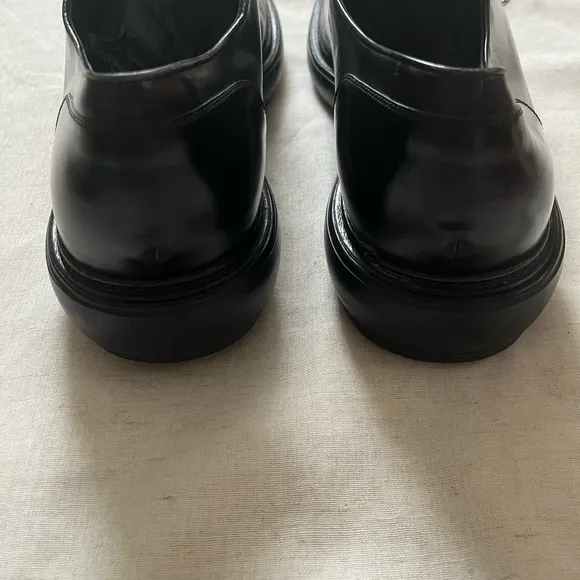 Salvatore Ferragamo Black Leather Oxford Derby Shoes US 12