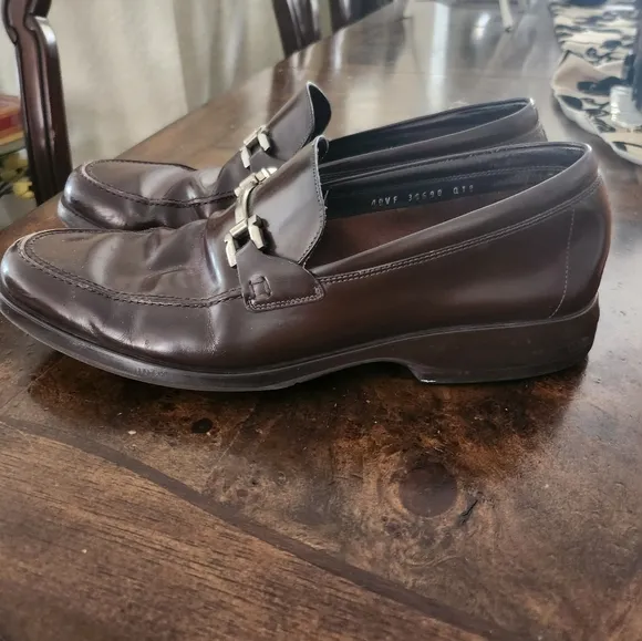Salvatore Ferragamo leather shoes size 11.5