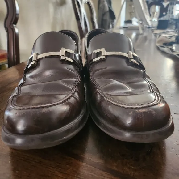 Salvatore Ferragamo leather shoes size 11.5