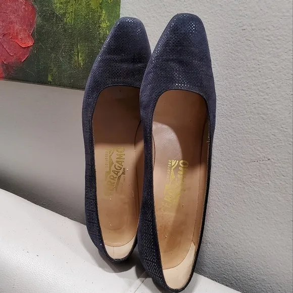 Salvatore Ferragamo Low Heels Shoes Size 9,5