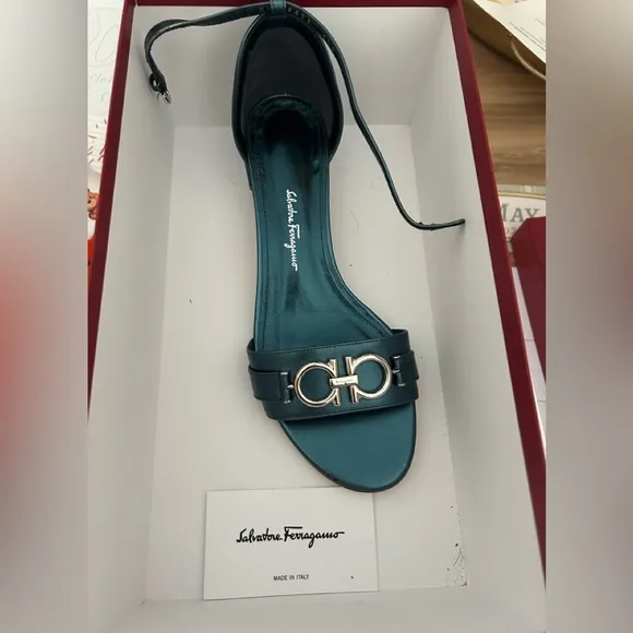 Salvatore Ferragamo Women's Blue Sandals