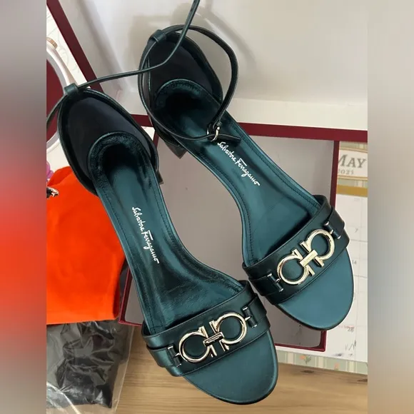 Salvatore Ferragamo Women's Blue Sandals
