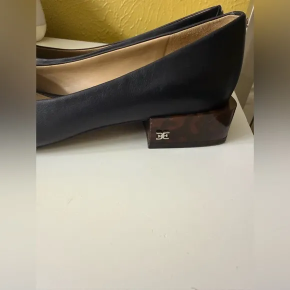 Sam Edelman Black Women's Pearson Pointed Flats Size Size 8.5M