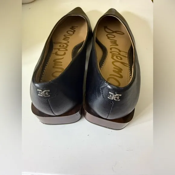 Sam Edelman Black Women's Pearson Pointed Flats Size Size 8.5M