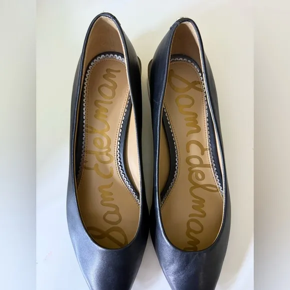 Sam Edelman Black Women's Pearson Pointed Flats Size Size 8.5M