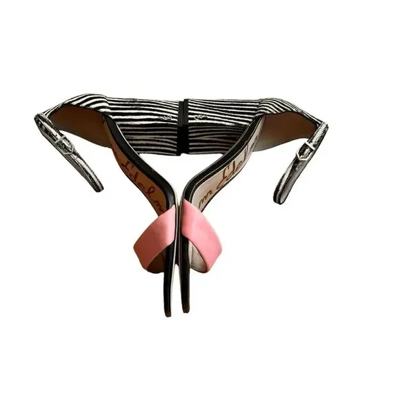 Sam Edelman Daniella Zebra Print Calf Hair &amp; Suede Sandals Open Toe Size 9 New