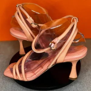 Sam Edelman Maven Coral Pink MAVEN PADDED STRAPPY HEEL Size 7