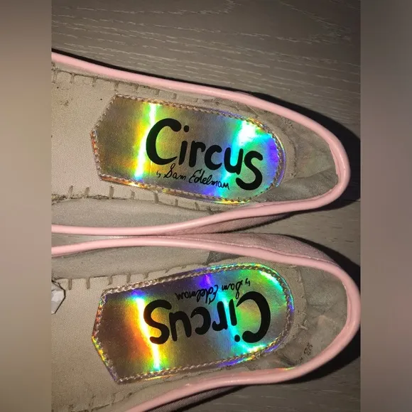 Sam Edelman pink  circus Rose All Day Slip on shoes sz 8