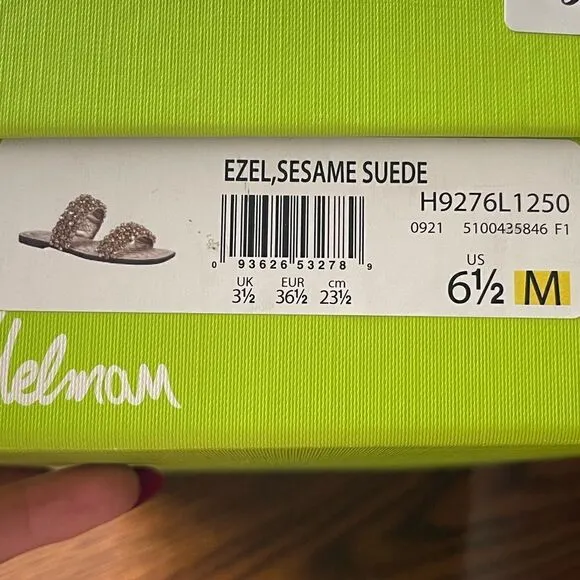 Sam Edelman Womens Ezel Embellished Slide Sandals | SZ 6.5M