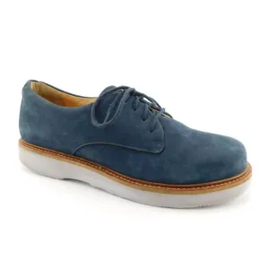 SAMUEL HUBBARD Blue Nubuck Walking Oxfords Shoes 9