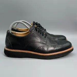 Samuel Hubbard M2130-048 Men's Size 8 Tipping Point Oxford Shoes Black Leather