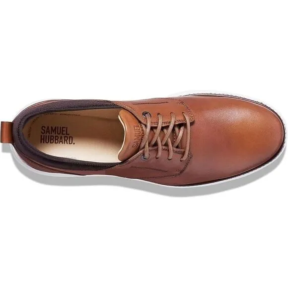 Samuel Hubbard Rafael M2165-083 Oxford Men's Tan Leather Lace-Up Shoes ZPO1548