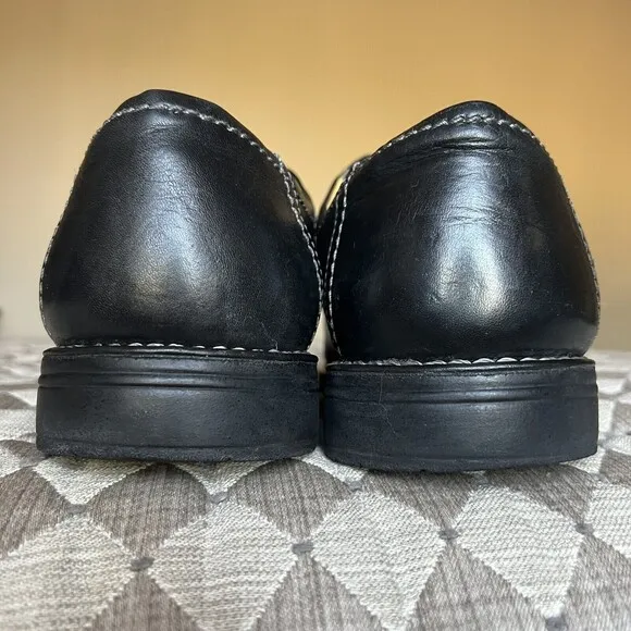 Sandro Moscoloni Black Leather Cap Toe Oxford Lace up Shoes Men’s Size US 13 M