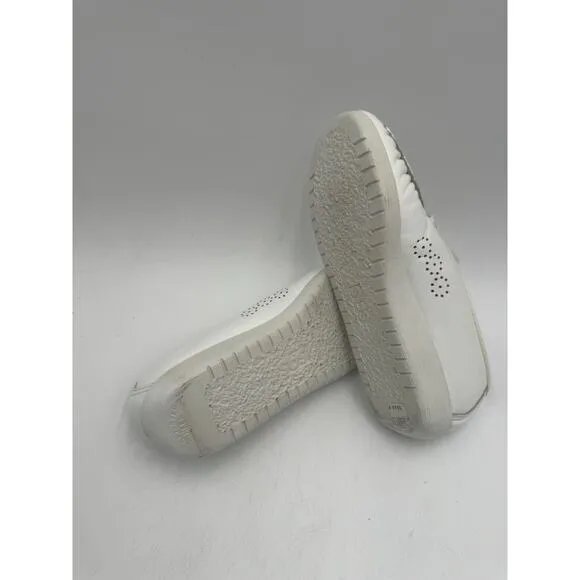 SAS SIESTA SUPERSOFT Women's NEW Comfort Slip On Loafer White US Size 5.5 Wide