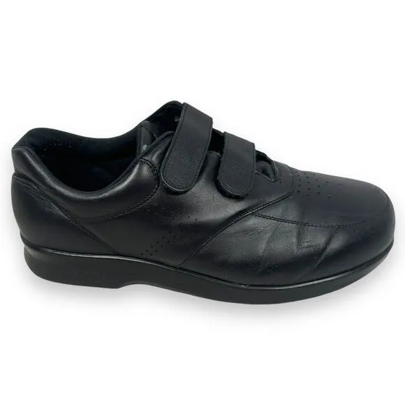 SAS VTO Walking Shoes Men’s 12.5 WW Black Hook &amp; Loop Tripad Comfort No Insoles