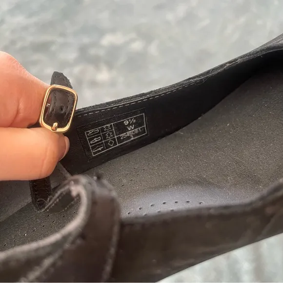 SAS Women's Black Mary Jane Shoes 9.5