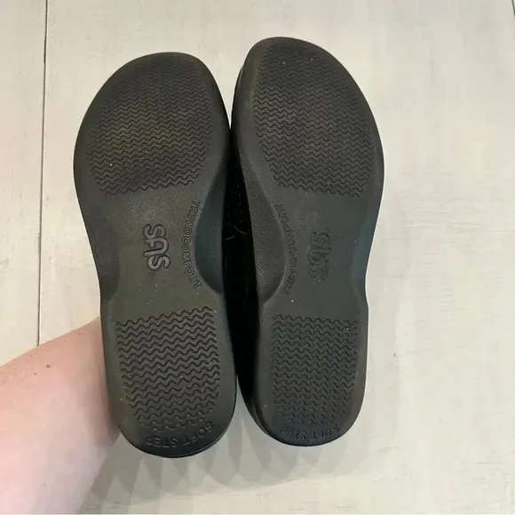 SAS Women’s Black TripPad Comfort Soft Step Loafer Slip-On Shoes Size 9.5 GUC