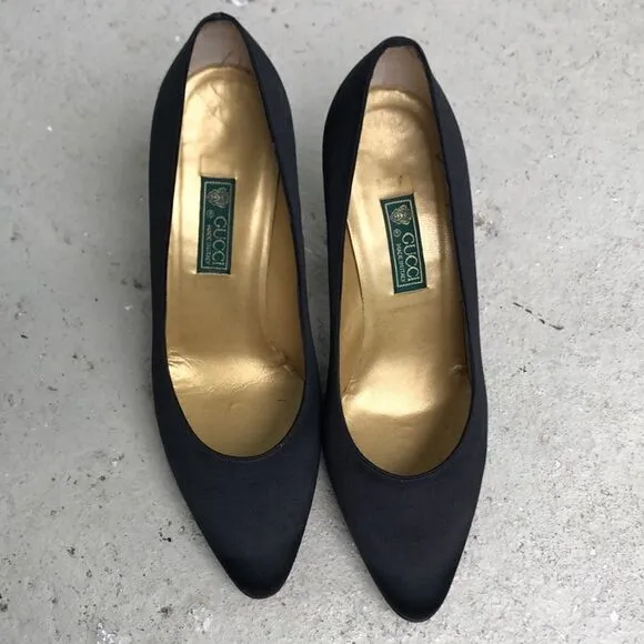 Satin and beaded Gucci’s