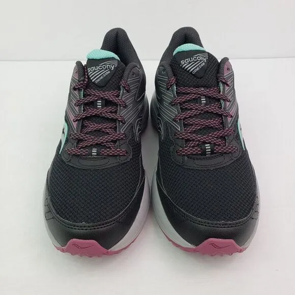 Saucony Cohesion TR15 Womens Size 7.5 Black Gray Pink Running Sneaker Shoes