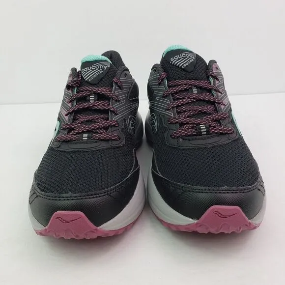 Saucony Cohesion TR15 Womens Size 7.5 Black Gray Pink Running Sneaker Shoes