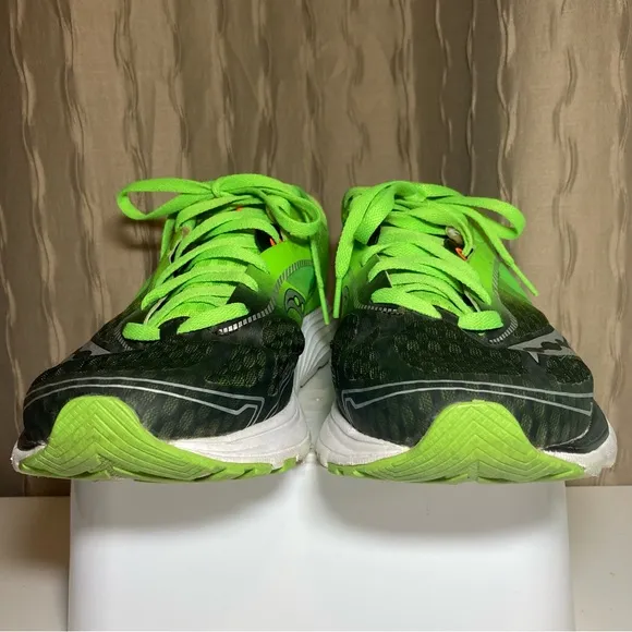 Saucony Kinvara 7 Men's 10.5 Natural Series Running Shoes Green Black S20298-1