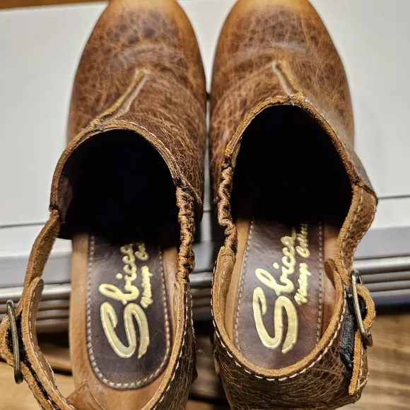 Sbicca Women's Brown Leather Shoes