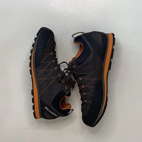 Scarpa Crux Vibram Athletic Low Trail Sneakers Shoes Womens 9 Black Outdoor