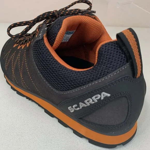 Scarpa Crux Vibram Athletic Low Trail Sneakers Shoes Womens 9 Black Outdoor