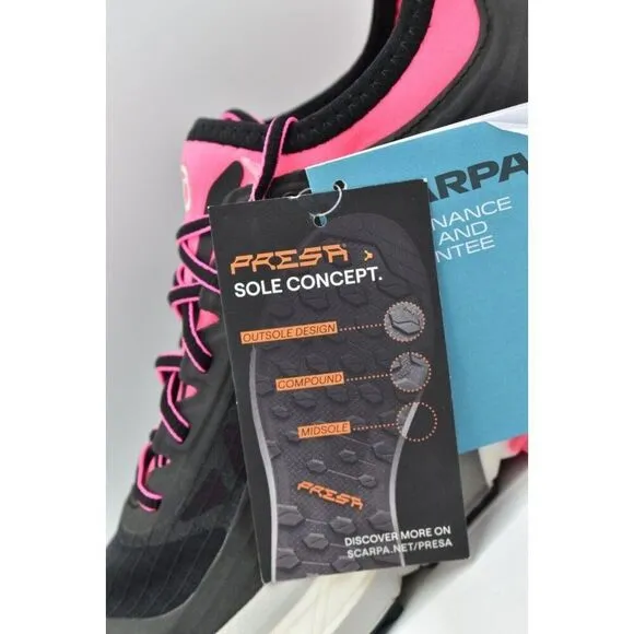 Scarpa Womens EU 40.5 US 8 2/3 Golden Gate ATR Black Pink Trail Running Shoes