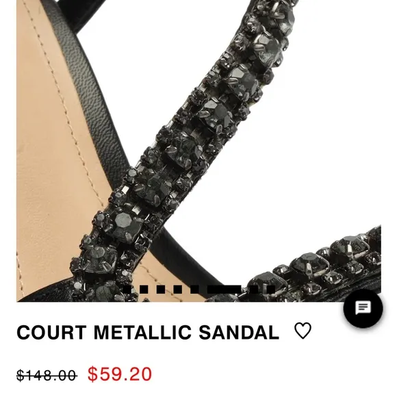 Schutz Elegant Black Strappy Heels with stones