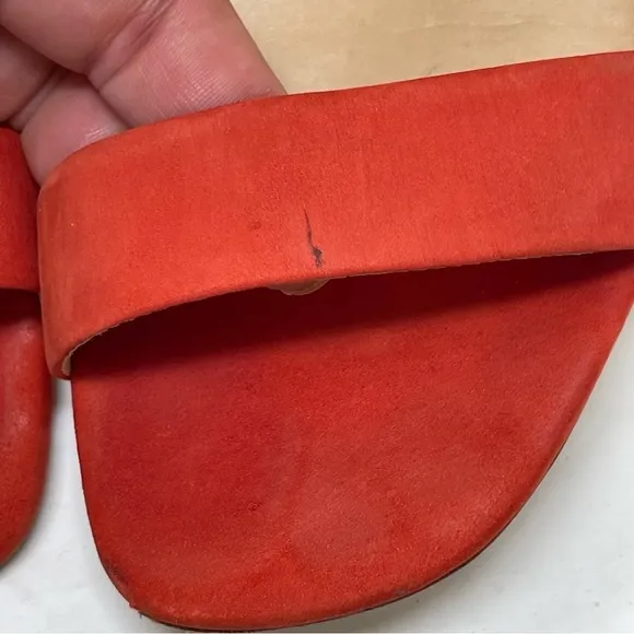 SCHUTZ Gaborelis two-piece sandal *Fire Red* sz 8