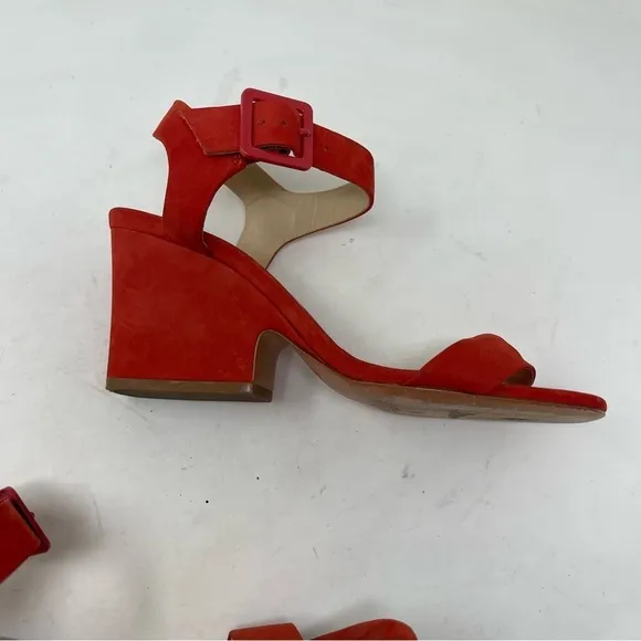 SCHUTZ Gaborelis two-piece sandal *Fire Red* sz 8