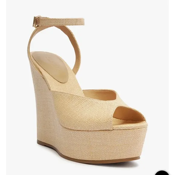 Schutz Neith straw sandal