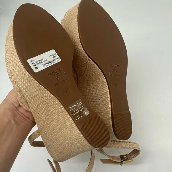 Schutz Neith straw sandal
